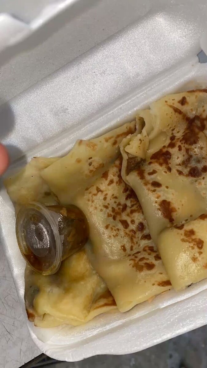 Crêpes jambon fromage