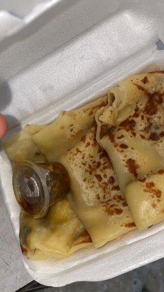 Crêpes jambon fromage