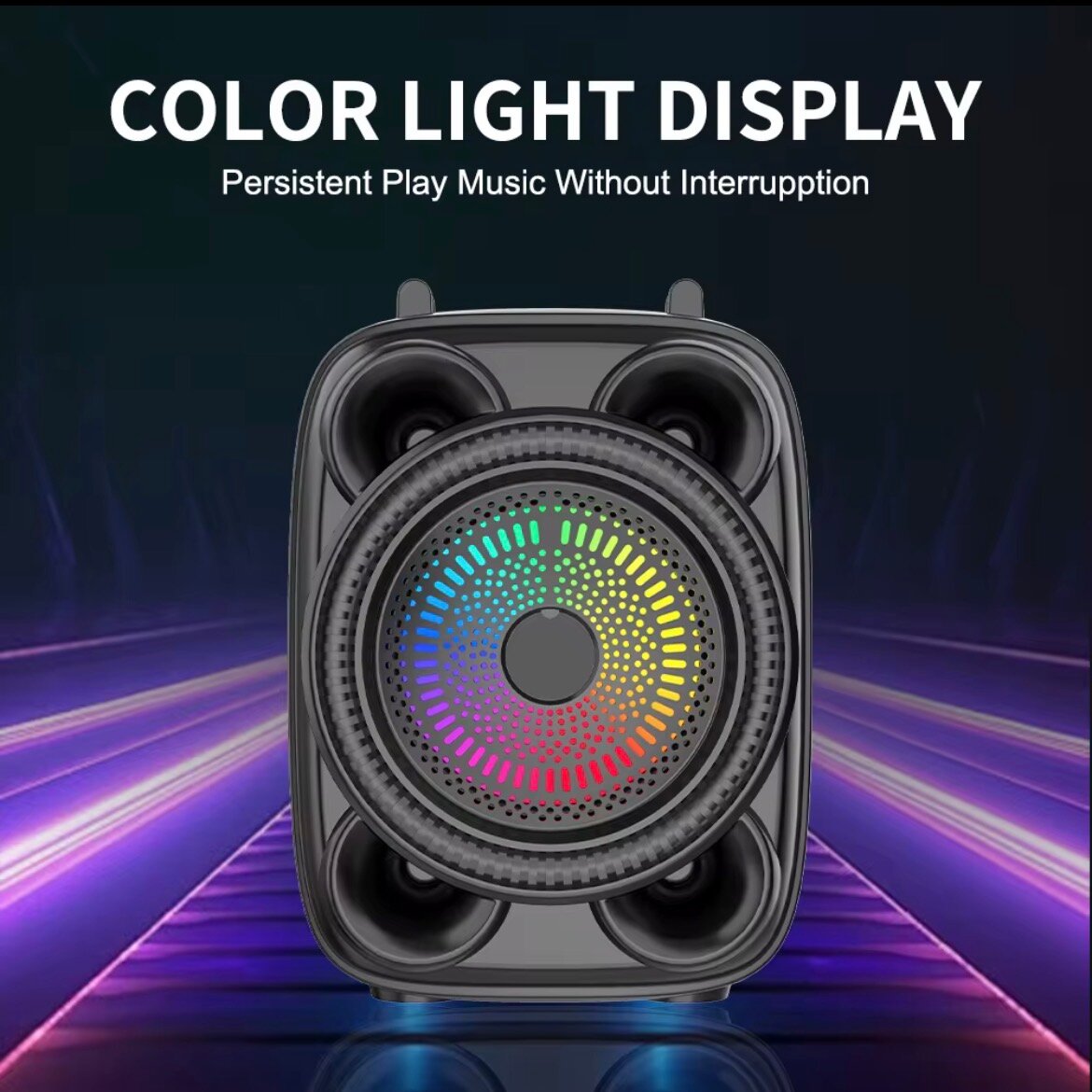 Enceinte Bluetooth LED Portable