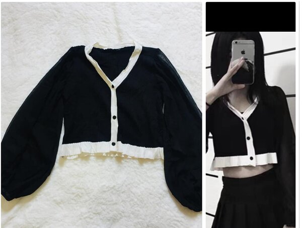 Salaula crop tops and tops