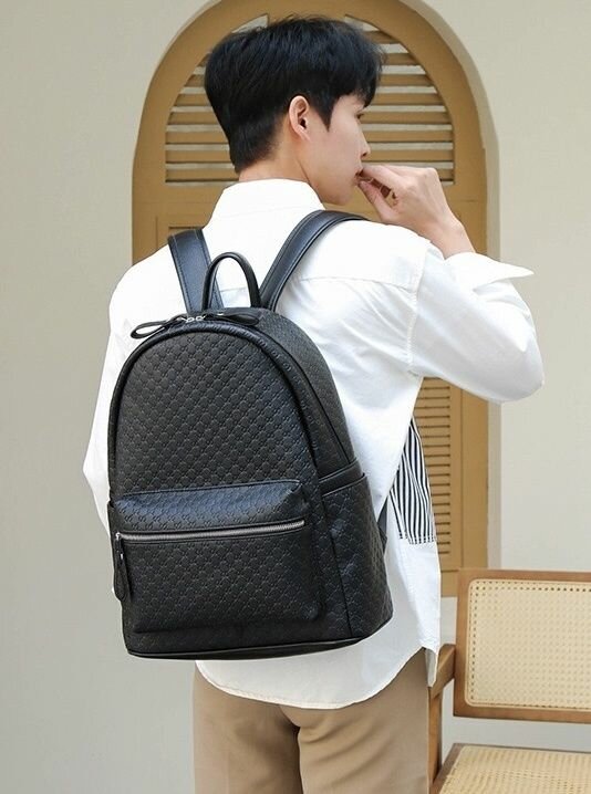 Sac à dos en cuir élégant