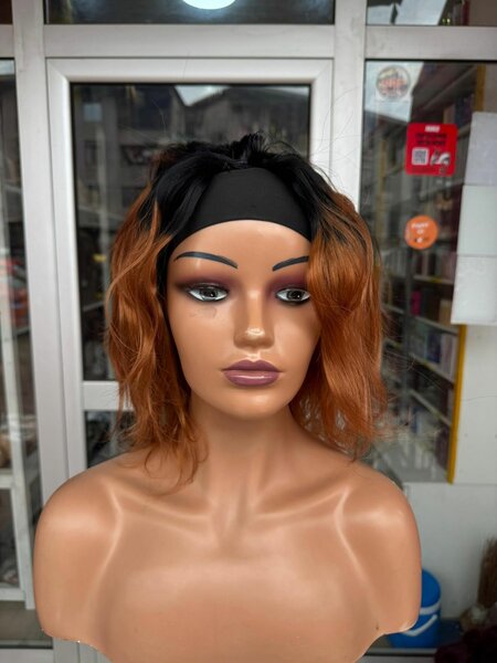 Perruque ondulée bicolore femme