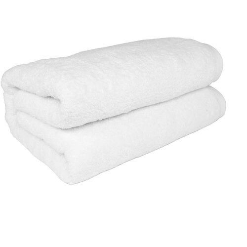 Royal Premium Large 100% Cotton Bath Towel - White
