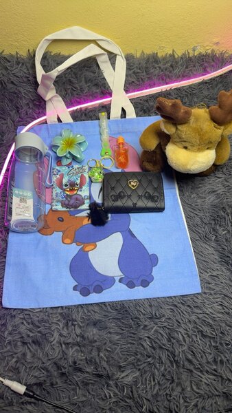 Sac fourre-tout imprimé ludique