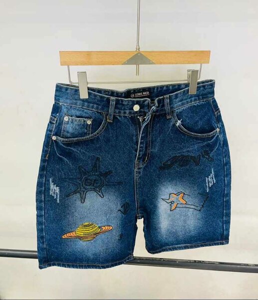 Men jeans shorts