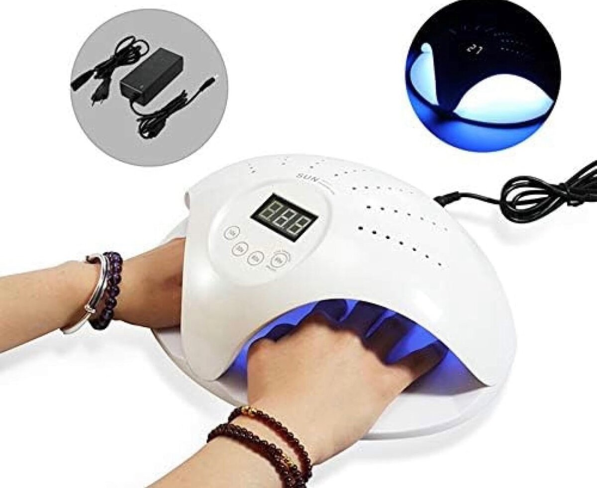 48w Lampe À LED Pour Ongles LED UV Pour Sécher Les Pieds Ave