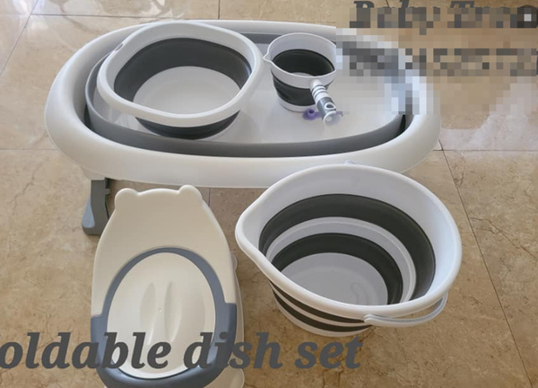 white and grey baby kit