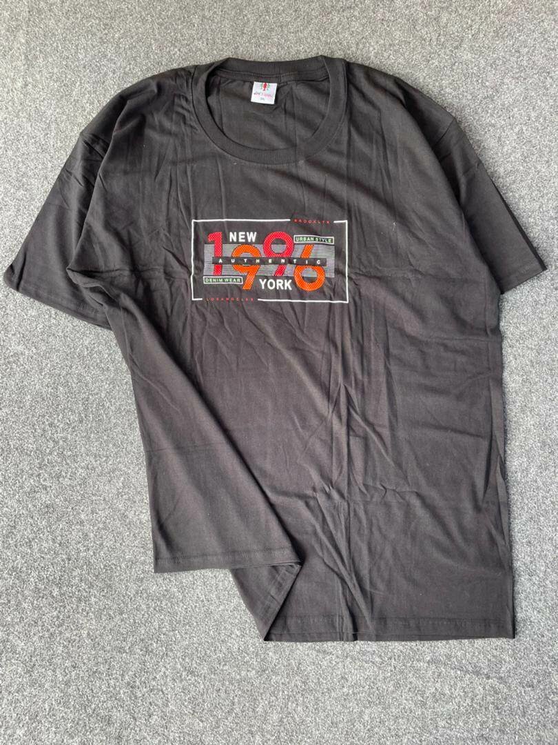 Plus Size Round Neck Top Shirts For Men