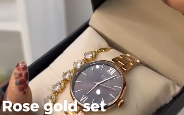 Rose gold set gift