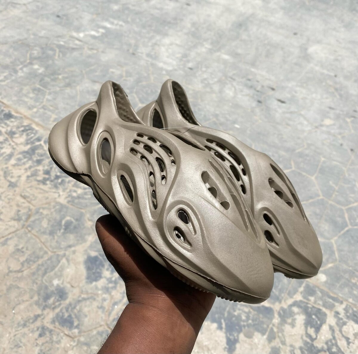 Futuristic sneakers Yeezy form runners Adidas