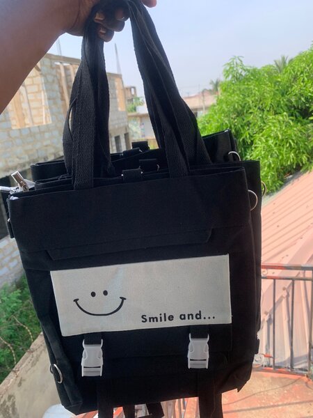 Tote bag (smiley face)