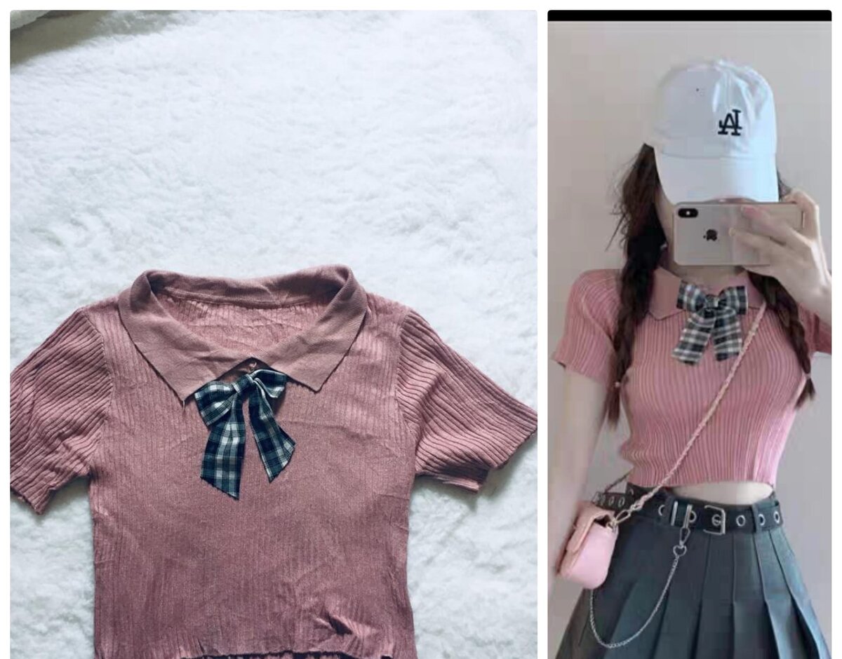 Salaula crop tops and tops