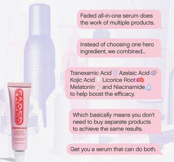 Faded Tropicals brightening serum