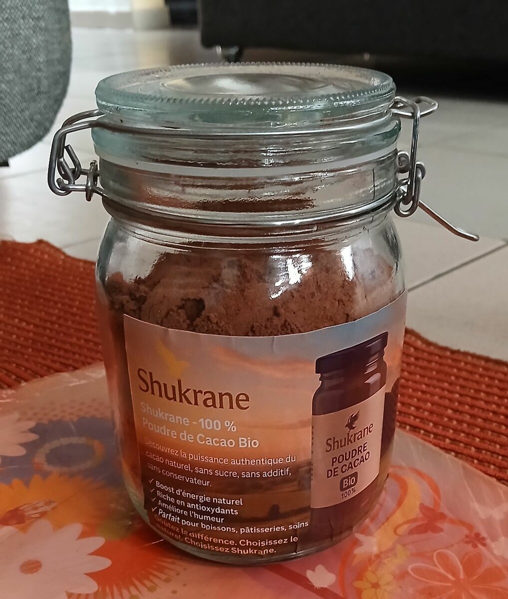 Poudre de Cacao Bio Shukrane