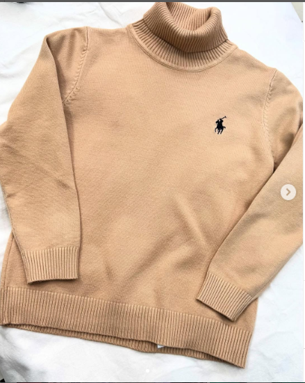 Водолазка в кофейном цвете Polo