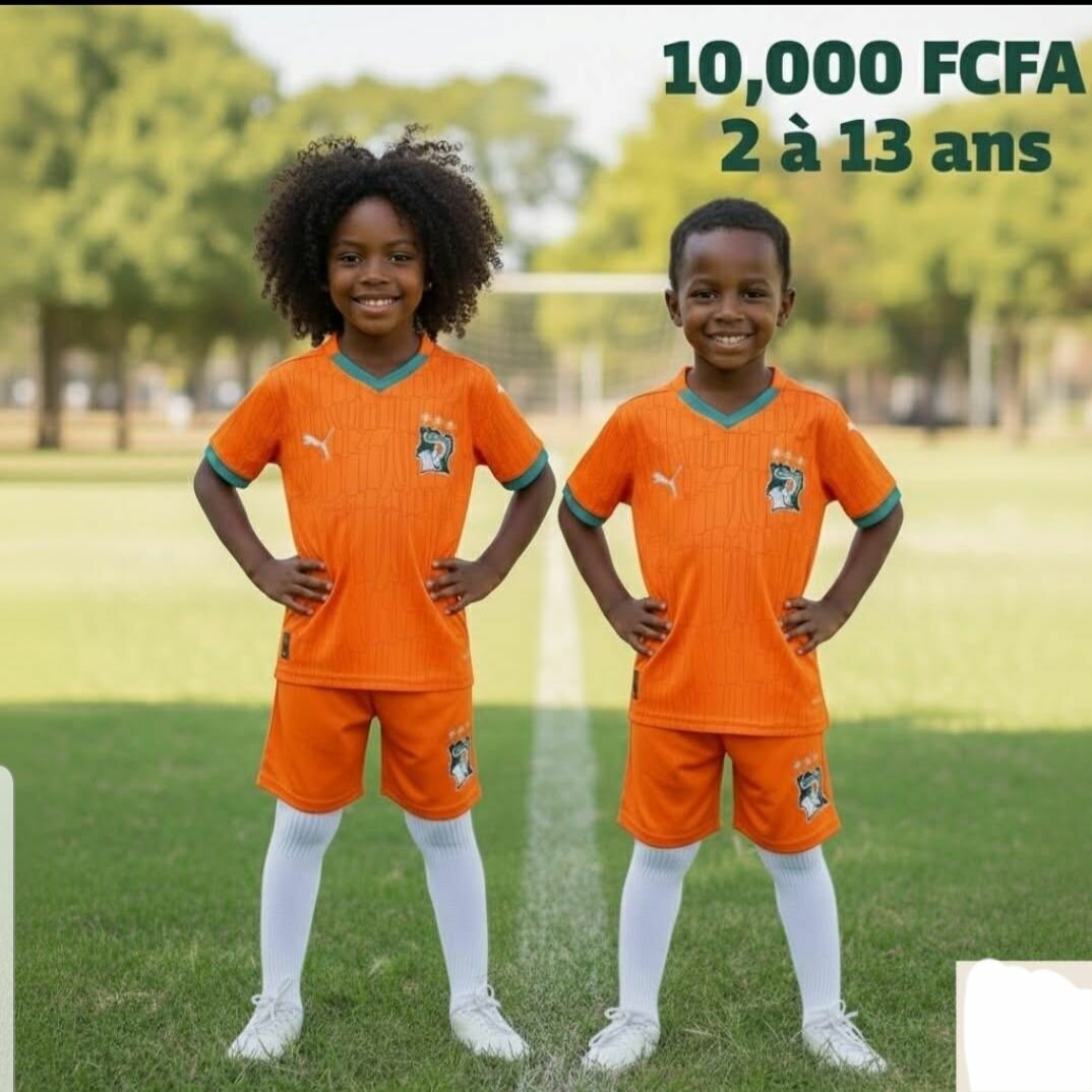 Maillot enfants Côte d'Ivoire