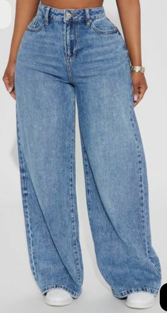Jeans taille haute femme