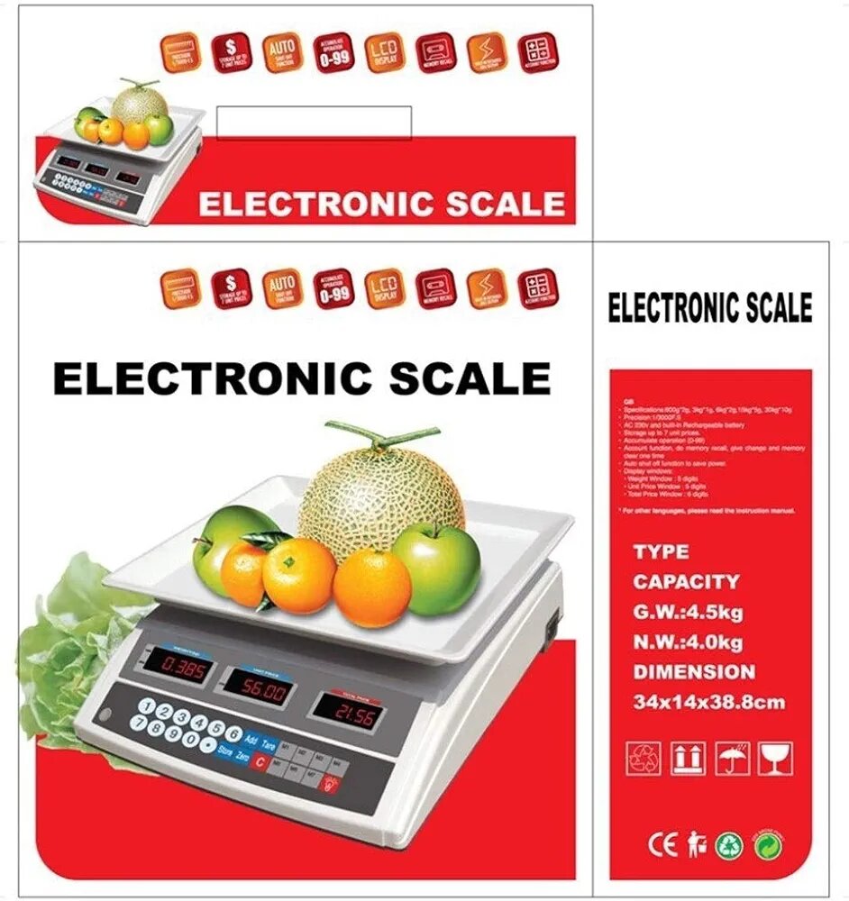 Balance de cuisine électronique