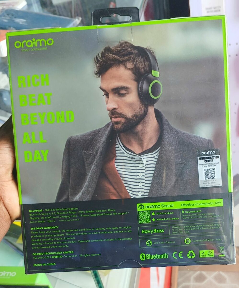 Casque Oraimo Original