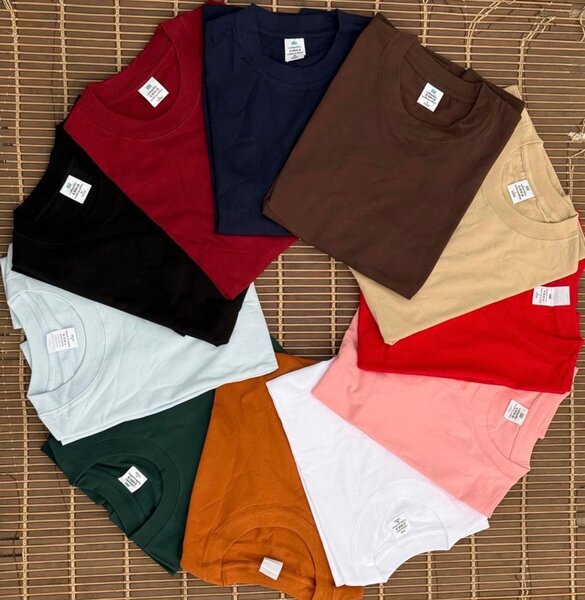 T-shirts colorés en coton