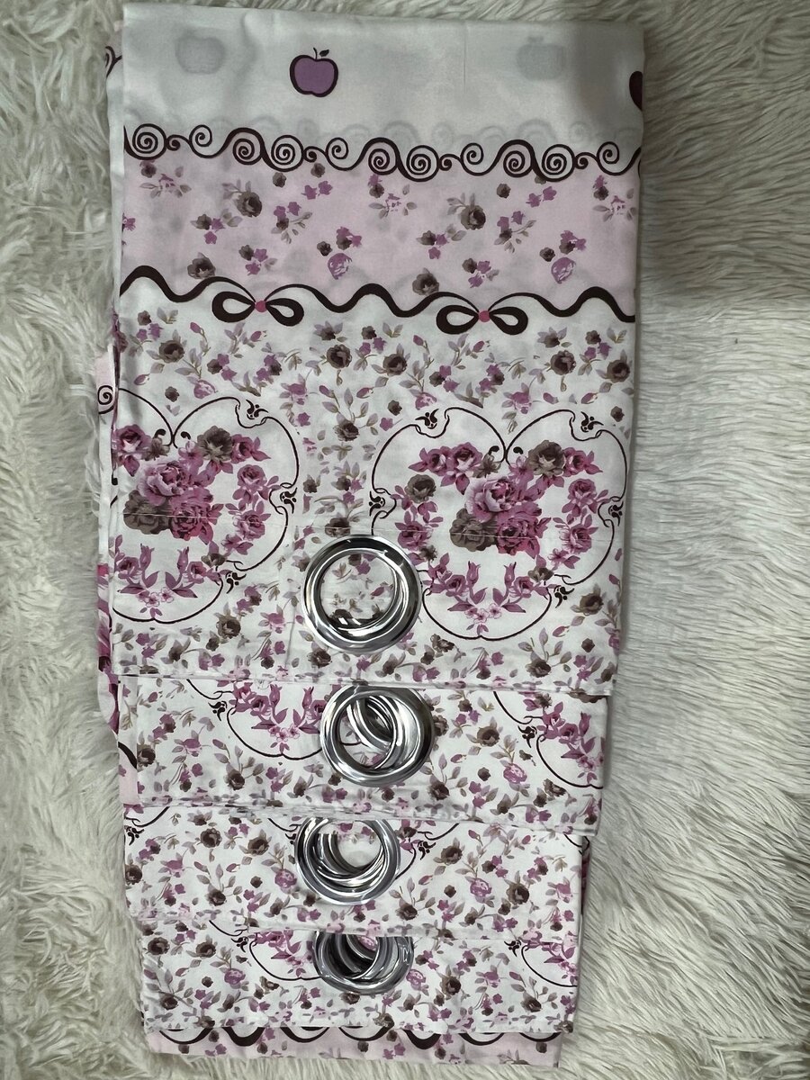 Ring Curtains for Doors/Window- 2 Pieces