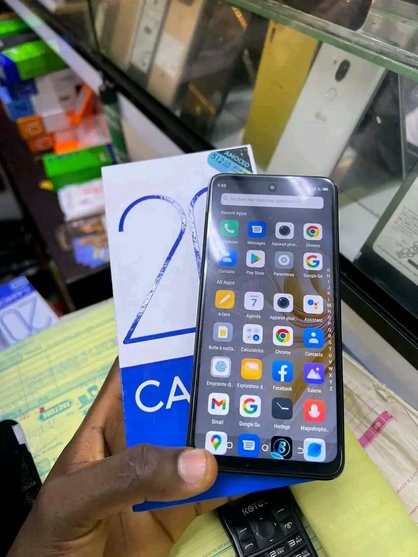 TECNO CAMON 20 PRO 256GB 16GB RAM PREMIÈRE COPIE CONFORME DU