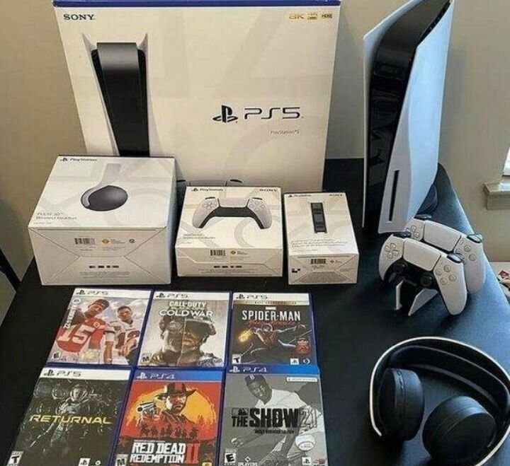 Console Sony PS5 avec Jeux