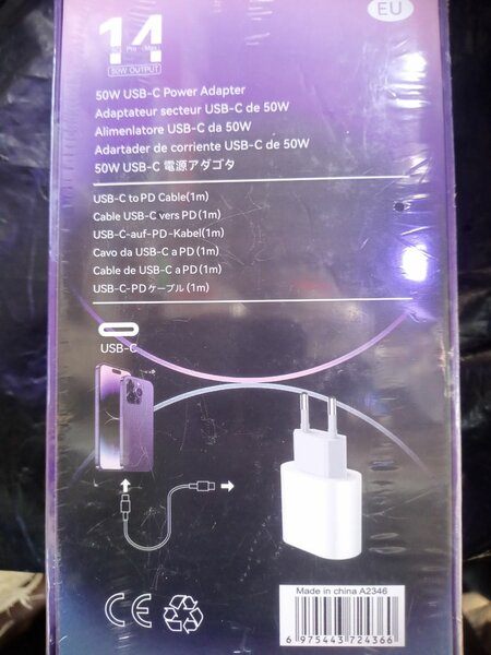 Adaptateur 50W USB-C avec câble