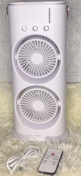 Ventilateur double spray LED