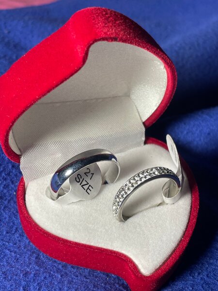 Bague Élégante Argentée