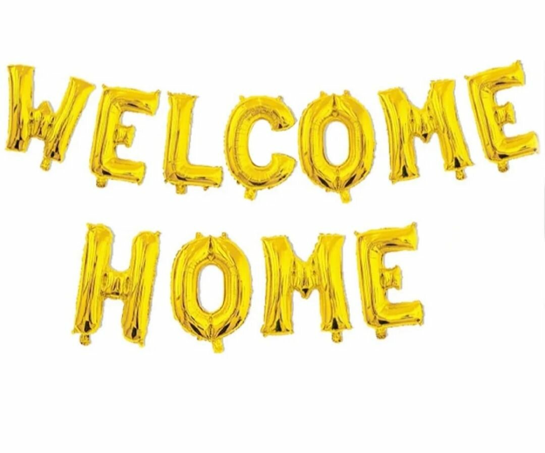 Ballons Lettre "Welcome Home"