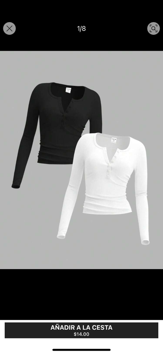 Haut femme col rond manches longues