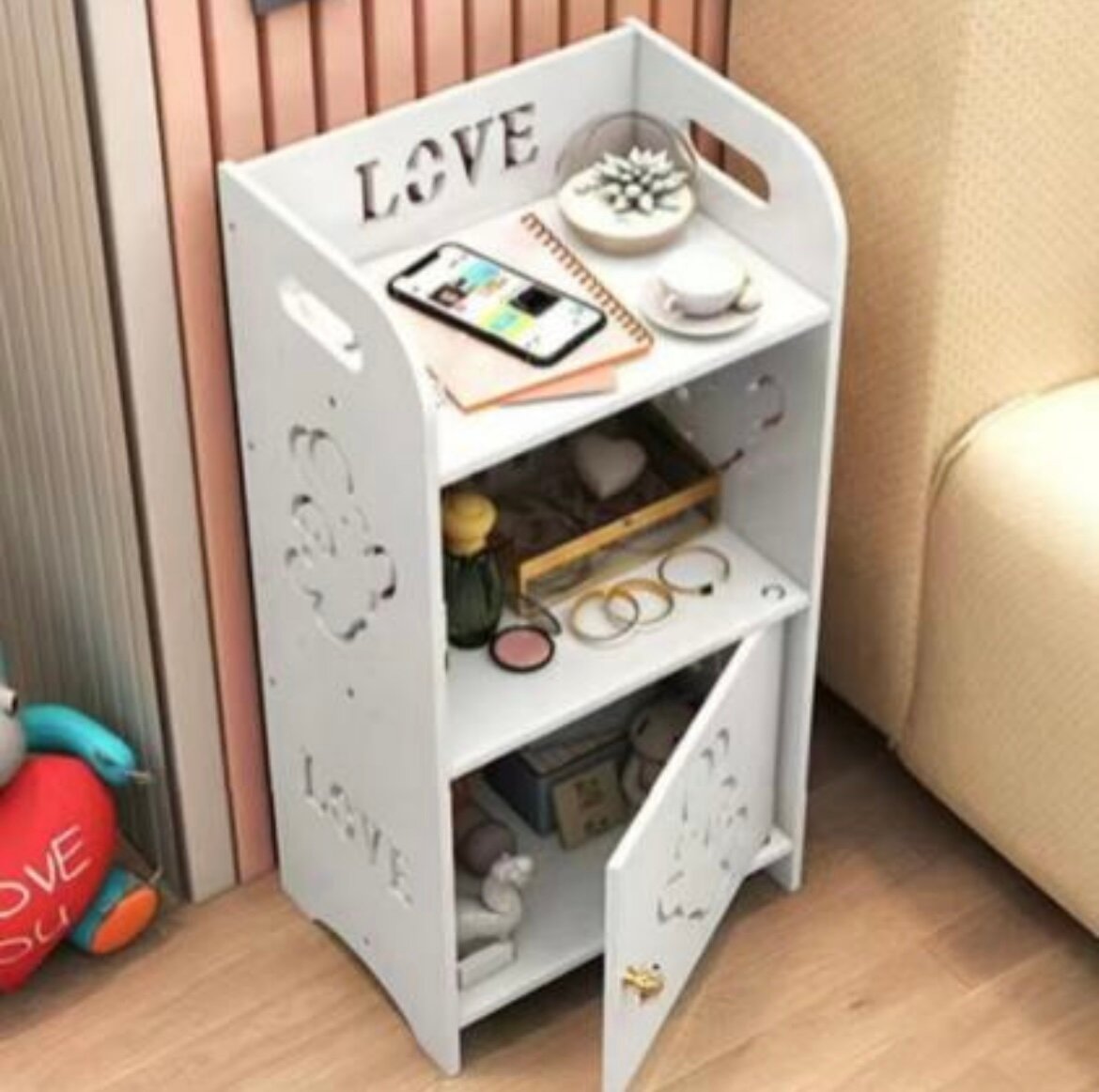 Étagère de rangement compacte