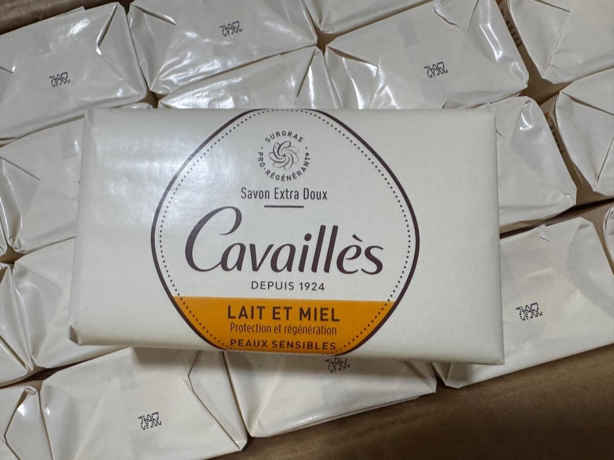 4 Savon Cavaillès Lait et Miel
