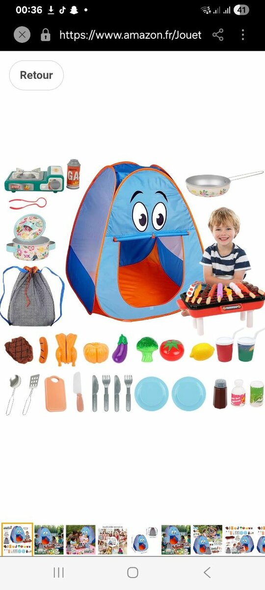 Set de Camping pour Enfants