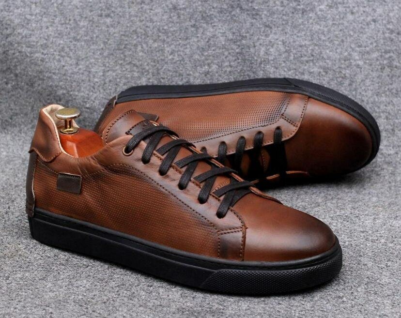 SNEASKERS CUIR HOMMES HIGH