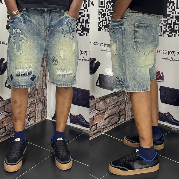 Shorts en jean décontractés