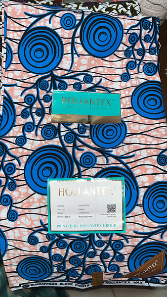 Tissu Hollandais Cire Imprimé