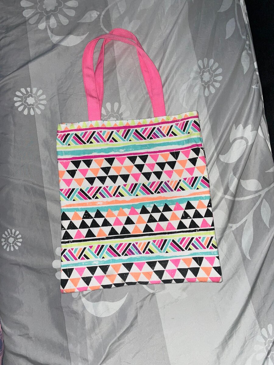 Sac Tote Géométrique Coloré