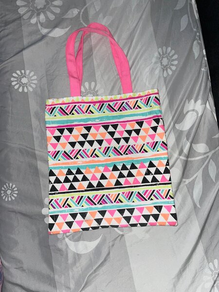 Sac Tote Géométrique Coloré