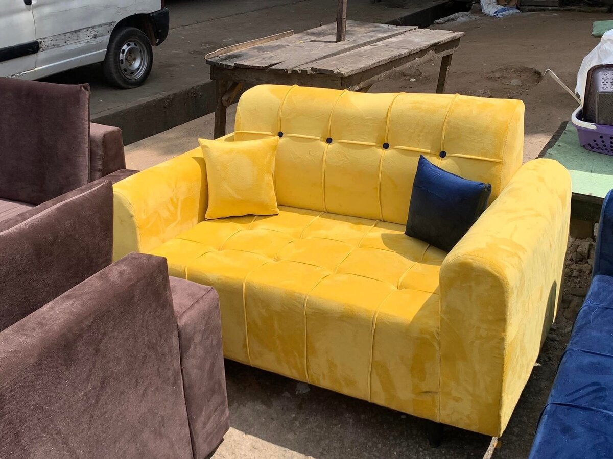 Canapé moderne en velours