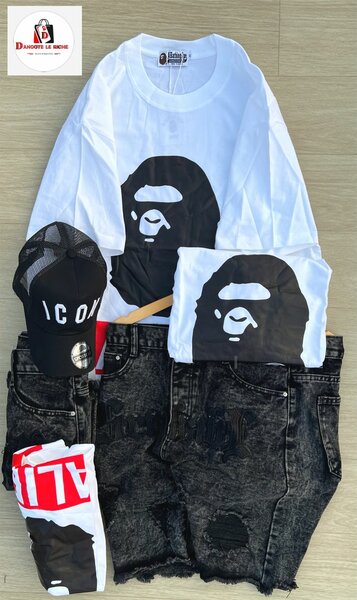 T-shirt et Short Décontracté Homme