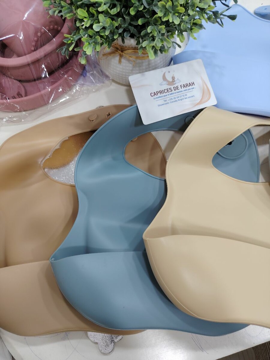 Bavoirs en silicone enfant