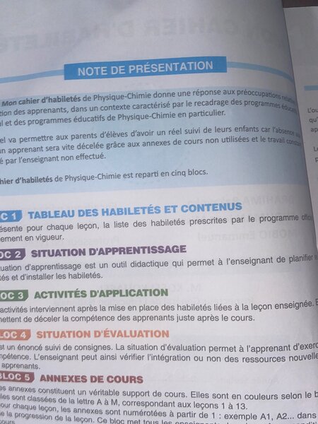 Cahier Ph-Chimie 6ème