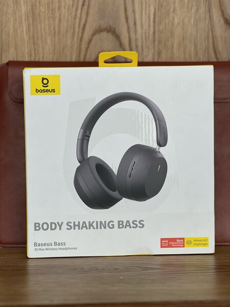 Baseus Bass 35 Max Wireless Headphones - Twilight Grey