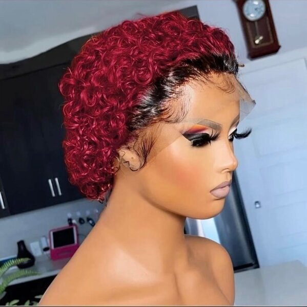 Perruque Bouclée Résistante à la Chaleur