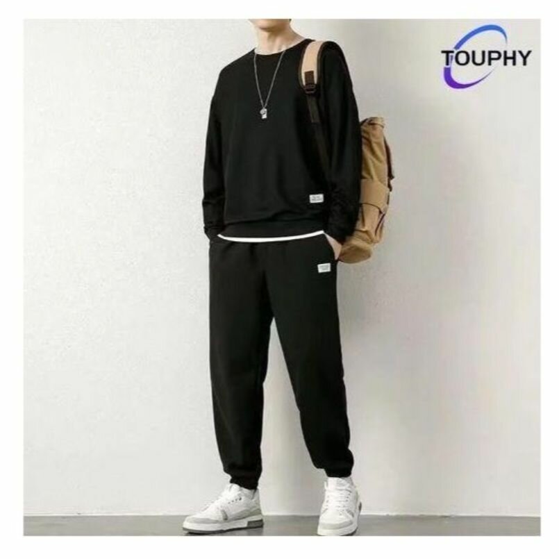 Ensemble de jogging noir élégant