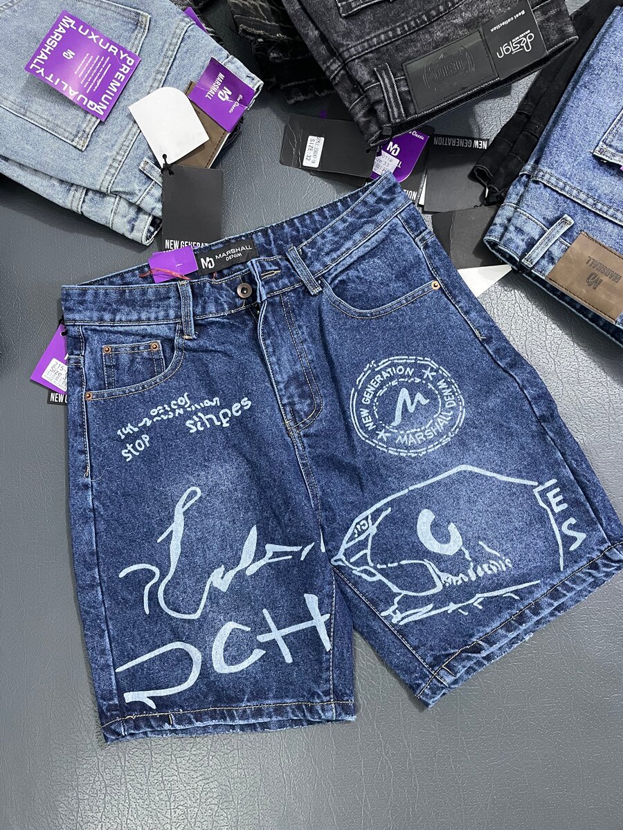 Shorts en jean décontractés