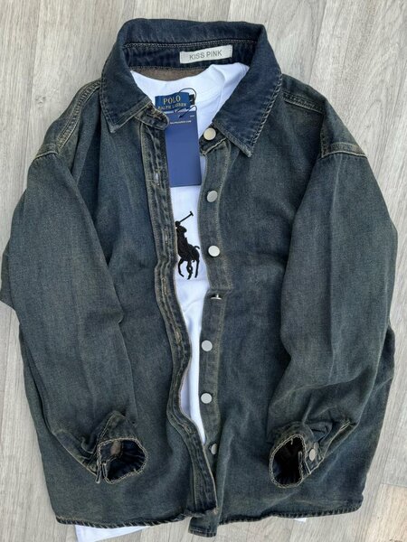 Chemise en jean décontractée