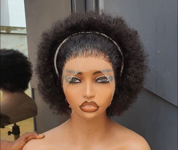 Perruque tête entière en dentelle